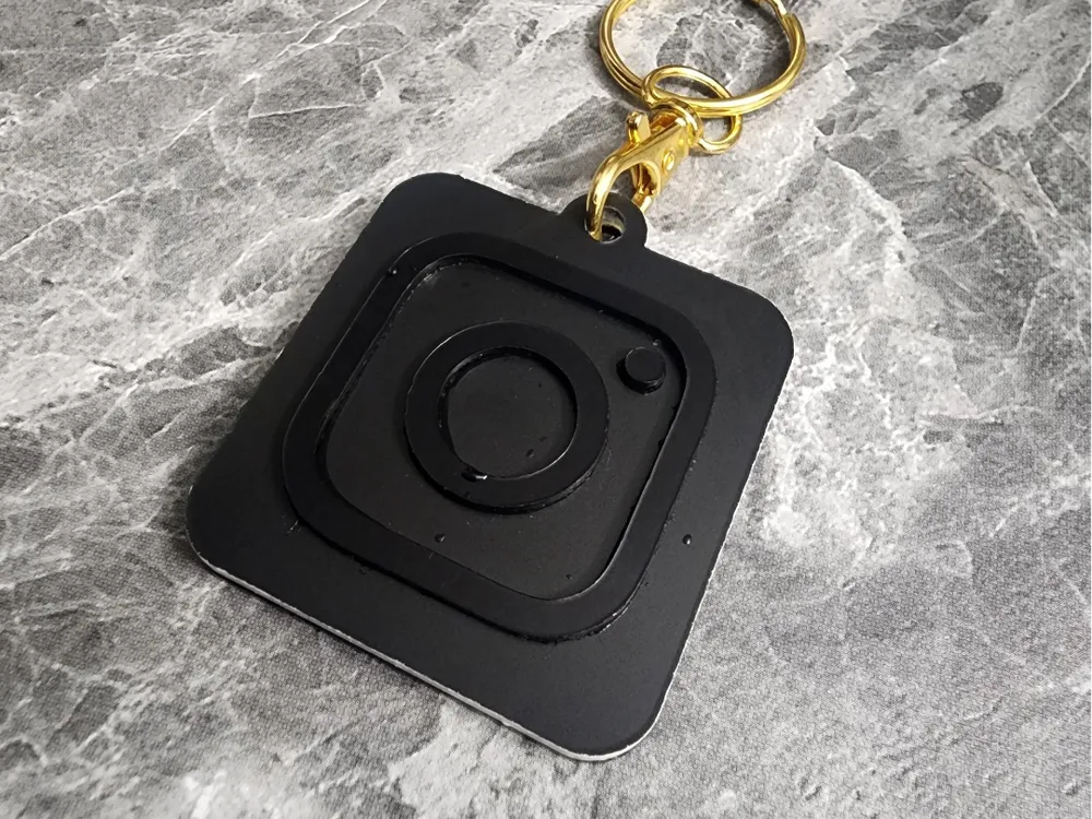 Social Media NFC Keychain