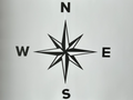 Compass - wall art SK/EN