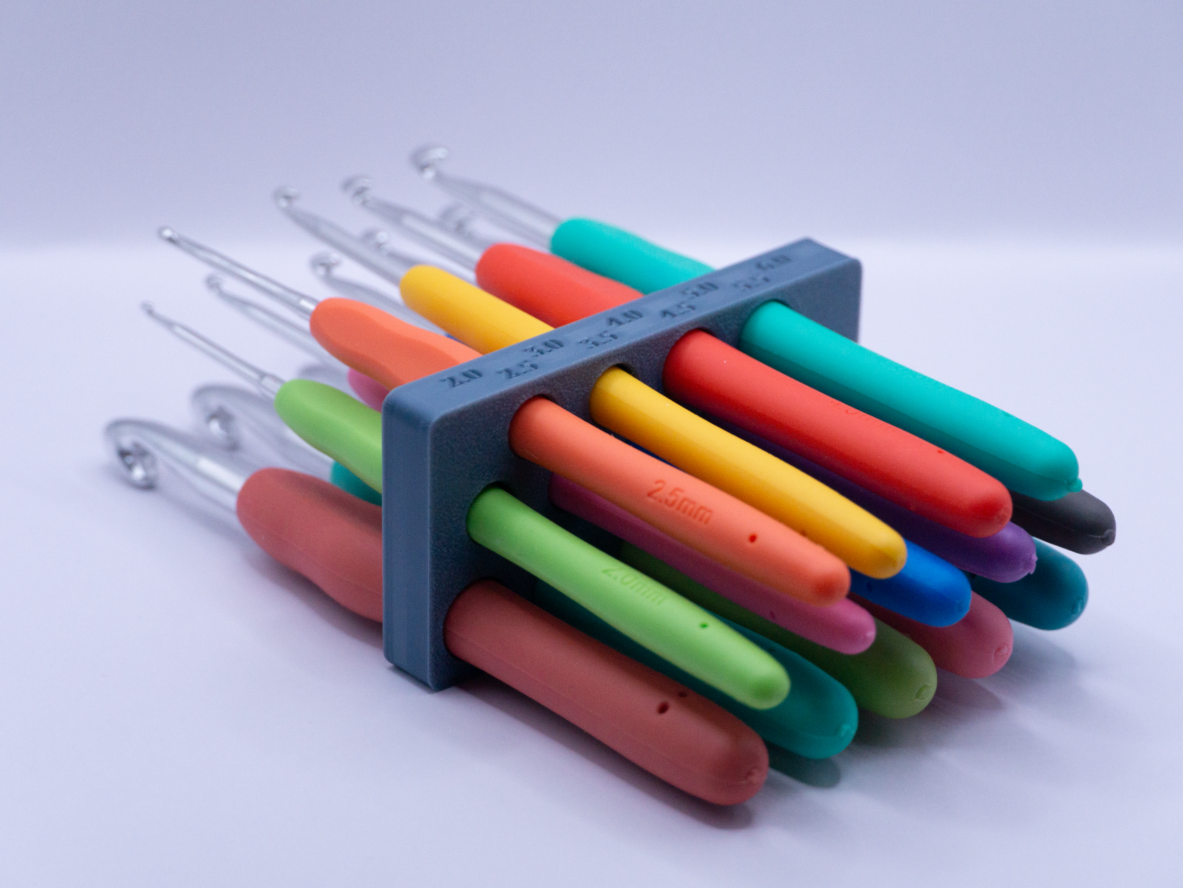 Crochet hooks holder (9 or 14 hooks)