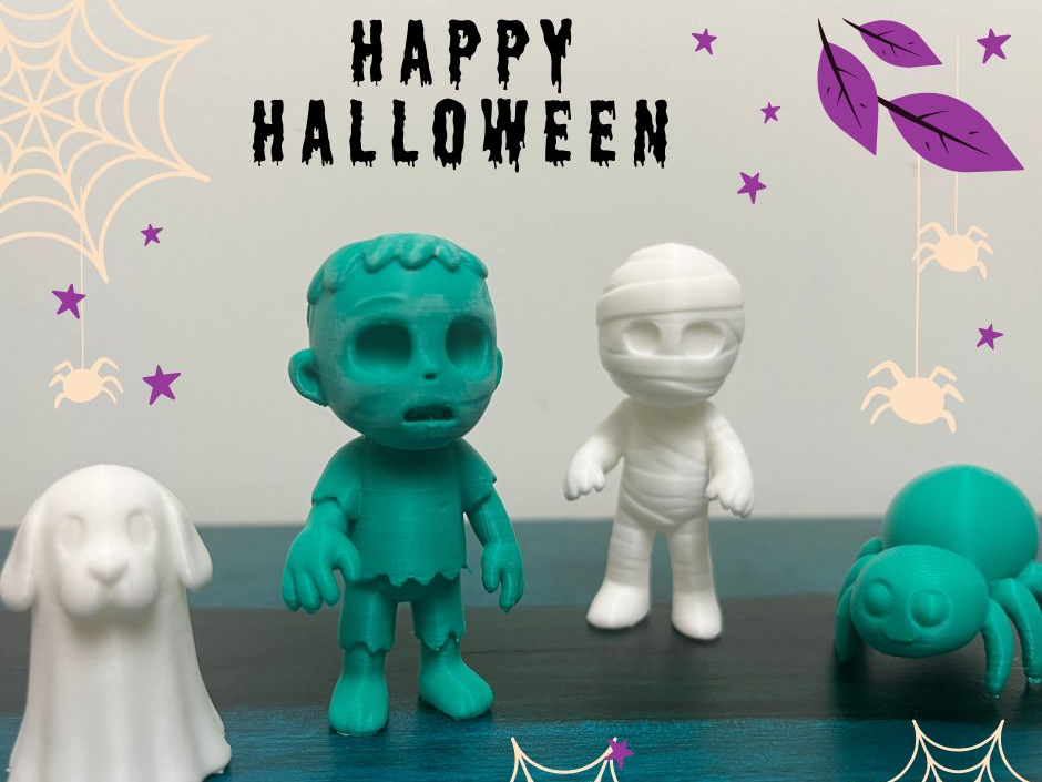 Halloween Toy Collectible Minis Line Up