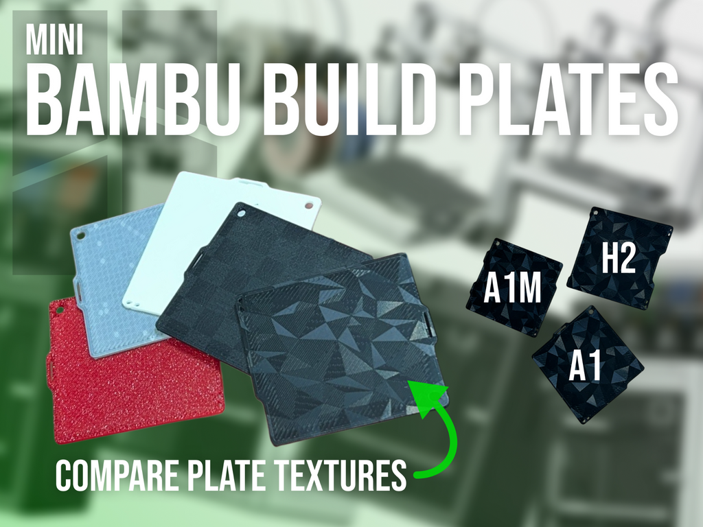 Mini Bambu Build Plates Samples