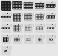 ALL SIZES!! Gridfinity stacked collection 16 tall