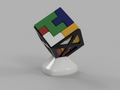 4x4 Cube Puzzle and Holder