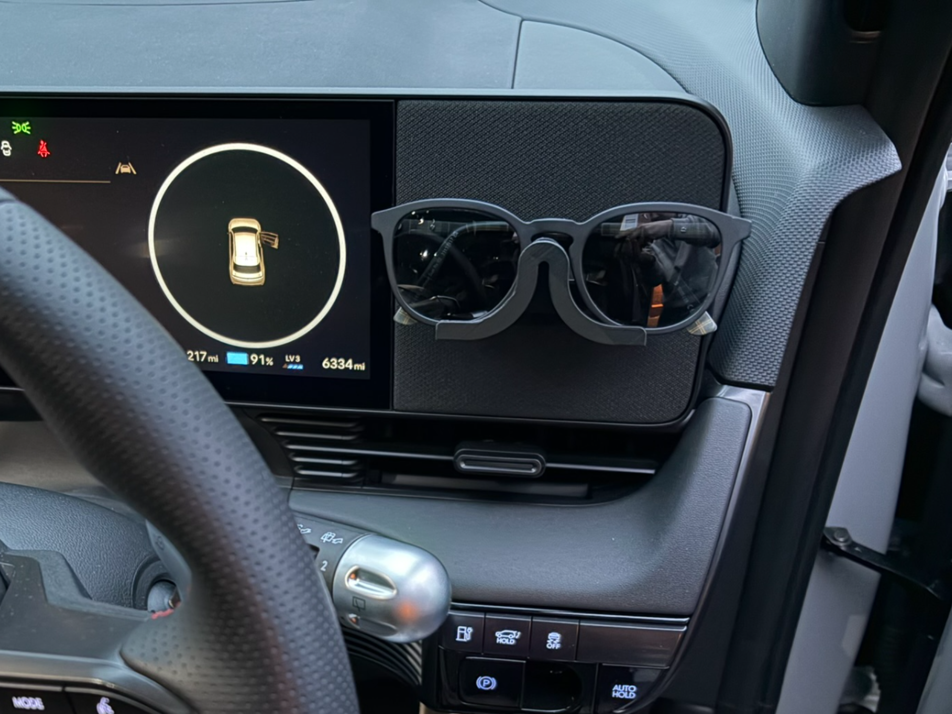 Ioniq 5 Magnetic Sun Glasses Holder [No Glue]
