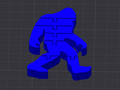 Flexi Sasquatch Keychain