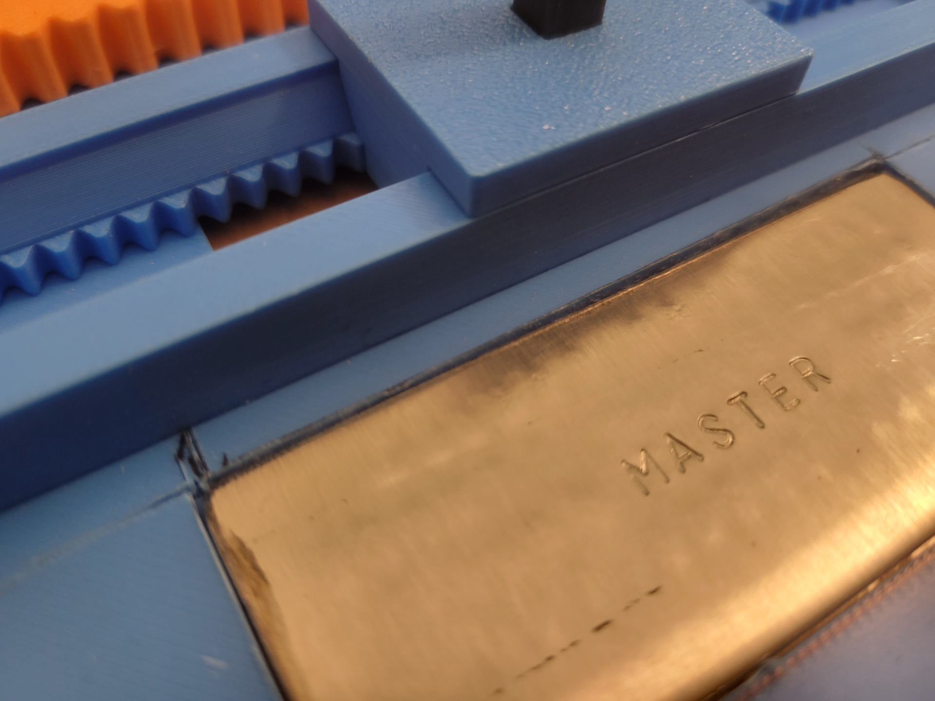 Metal Letter Stamping Jig Precision Alignment Tool