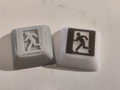 Escape keycap exit sign - DSA profile