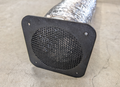 Customizable Exhaust Vent Wall Plate w/ Hex Mesh