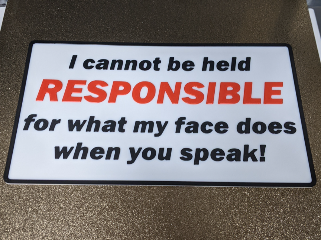 Responsible sign