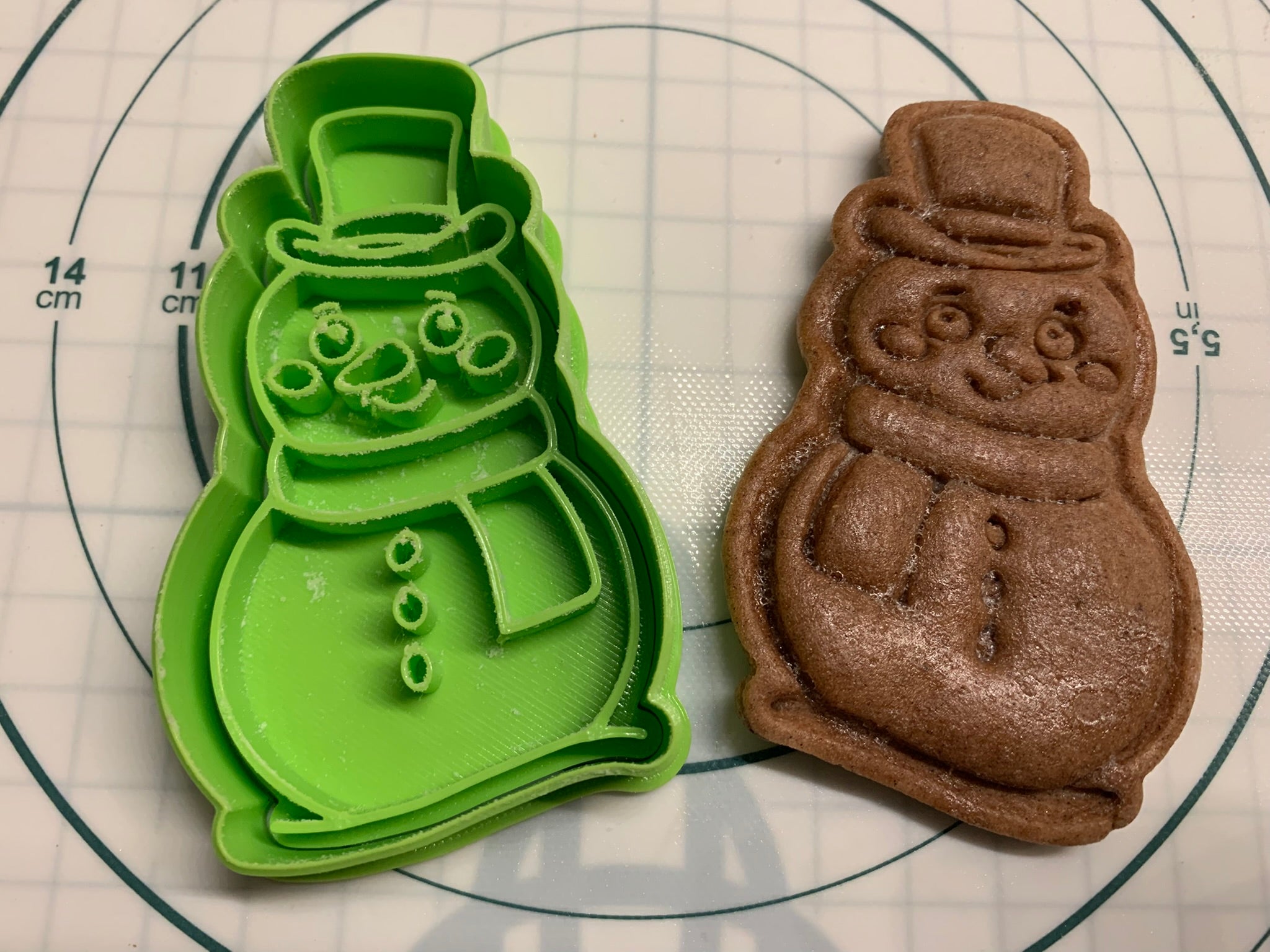 Snowman cookie cutter
