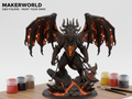 Infernal Draconic Warrior - 60mm D&D Miniature