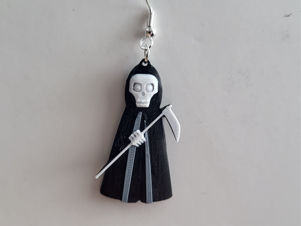 grim reaper earring