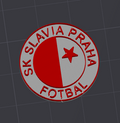 Slavia Praha žeton nákupní košík