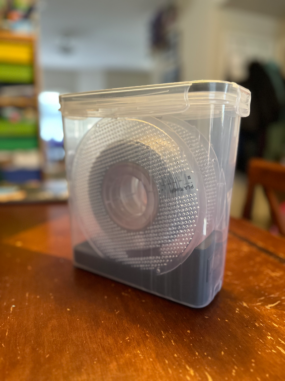 Drybox Insert for Spool, Hygrometer, and Desiccant
