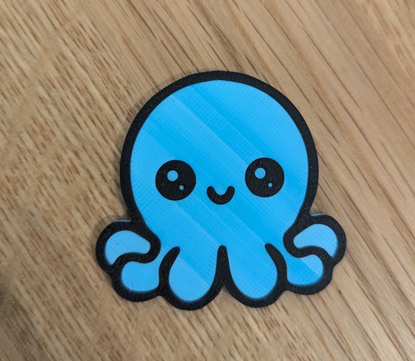 Cute octopus magnet