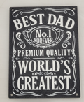 Father's Day Jack Daniel's Style Wall Plaque/Sign