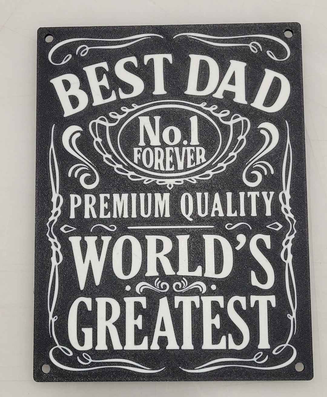 Father's Day Jack Daniel's Style Wall Plaque/Sign