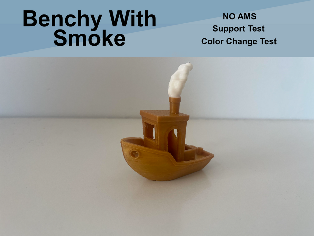 Benchy With Smoke (NO AMS)