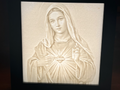 Blessed Virgin Mary Lithophane - 10x10 Lightbox