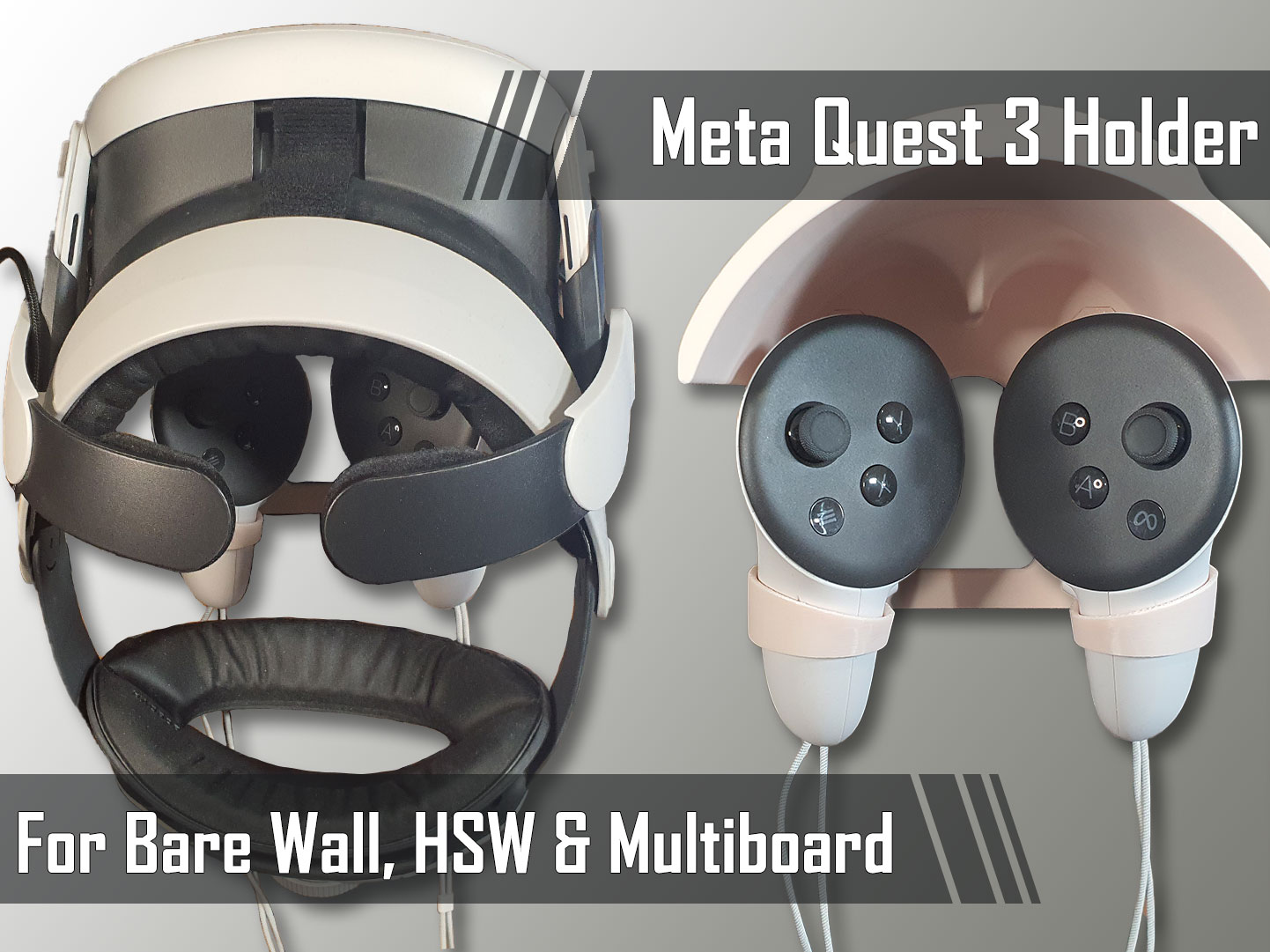 Meta Quest 3 Wall Holder