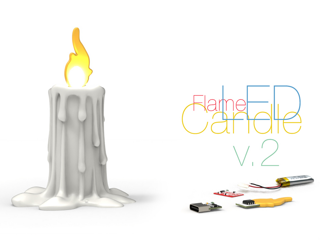 LED Candle Flame v.2