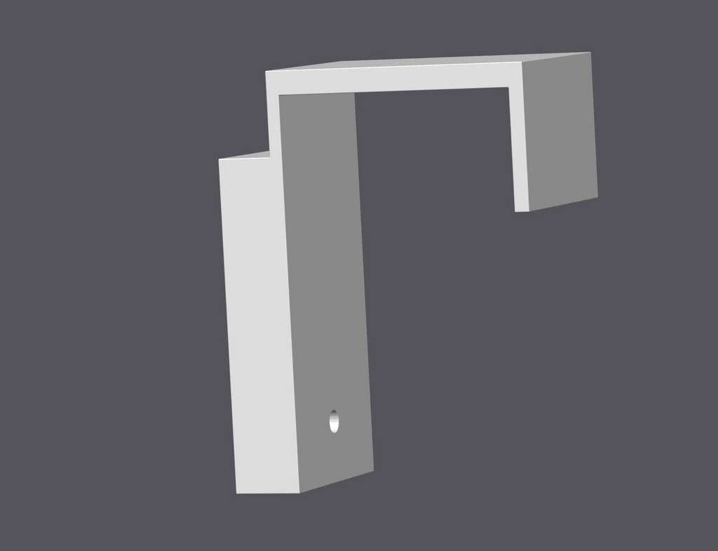 Skadis Door Mount with door frame cutout