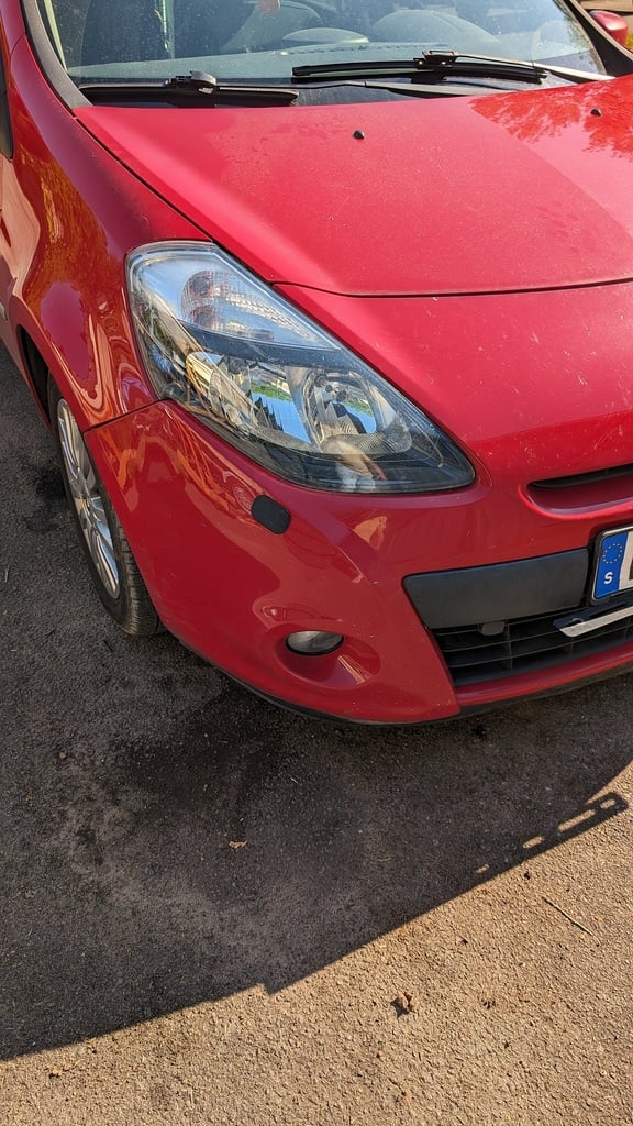 Renault Clio 3 headlight washer blank