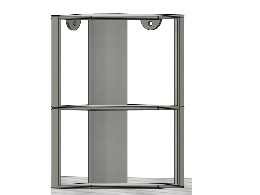 Small Corner Shelf |Scalable| Floating or Standing
