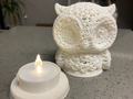 owl tea light lamp