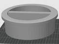 separated dog bowl