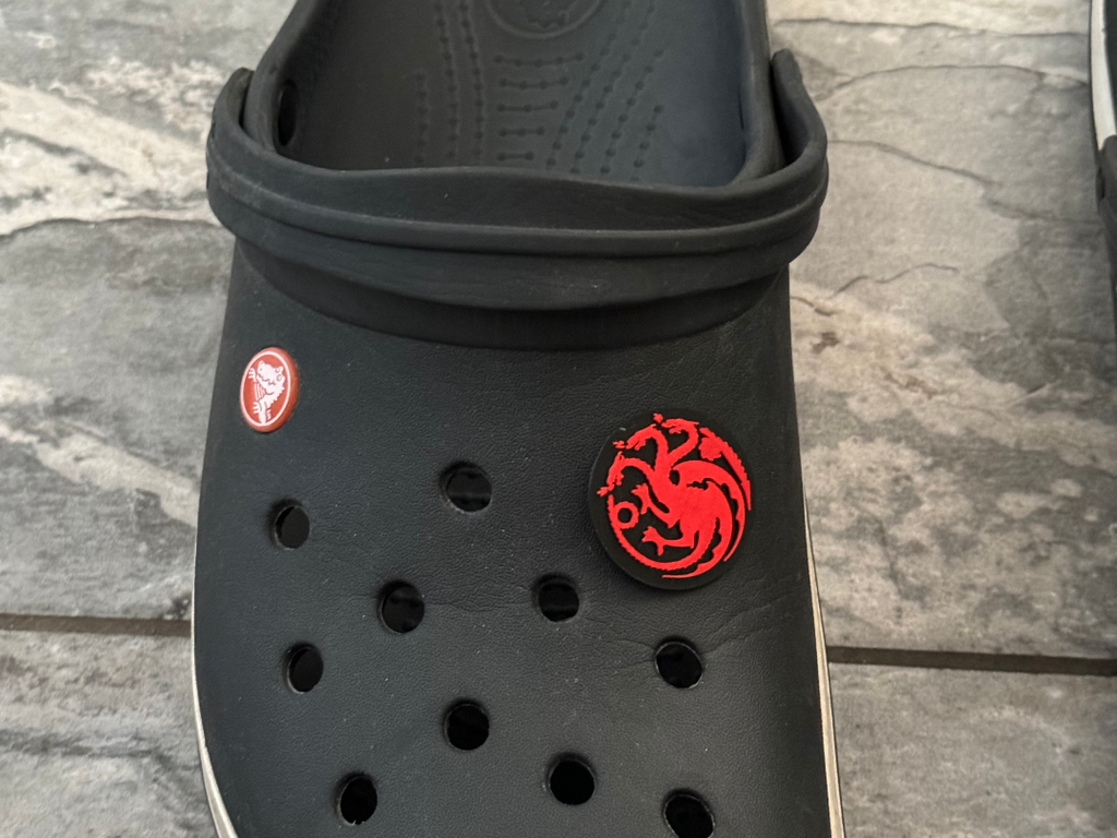 House Targaryen Sigil Crocs Charm