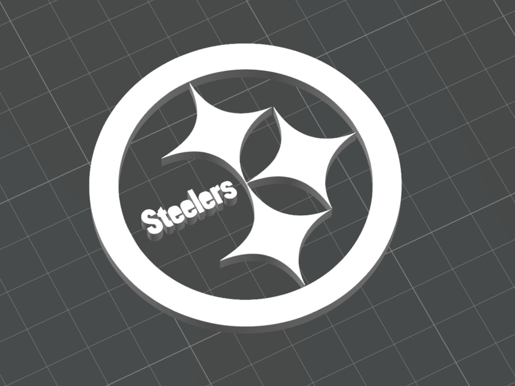 Pittsburgh Steelers NFL Logo - Custom 3D Printed