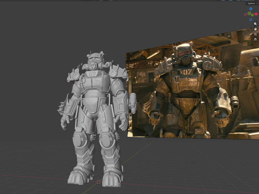 Fallout series NCR Power Armor suit
