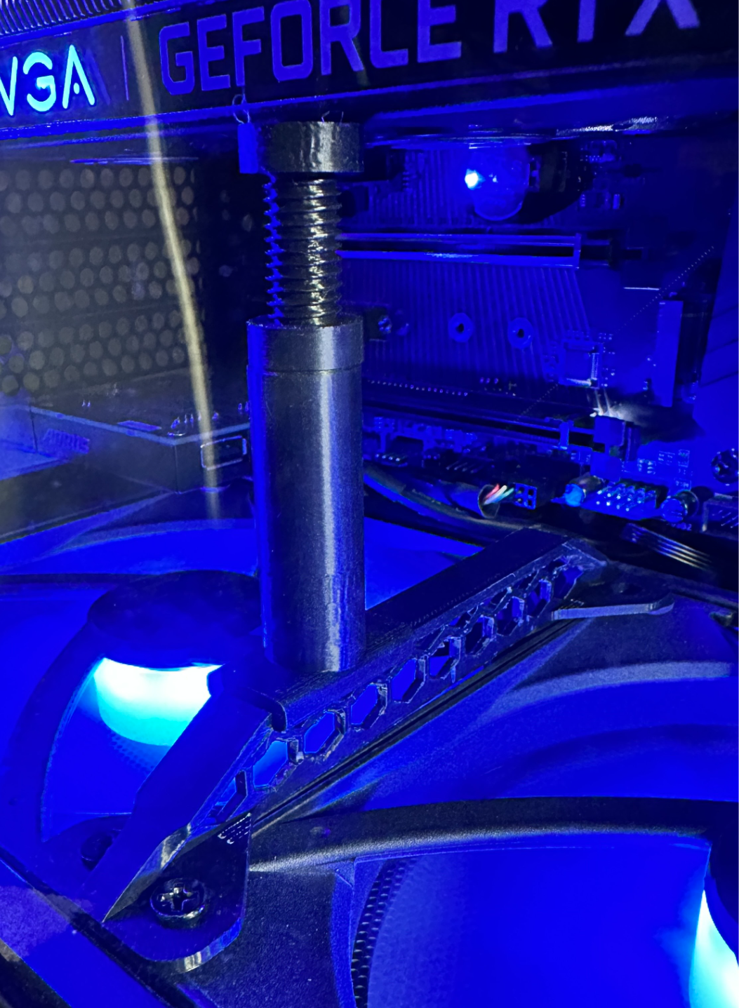 NZXT H6 fan mount GPU anti sag brackets