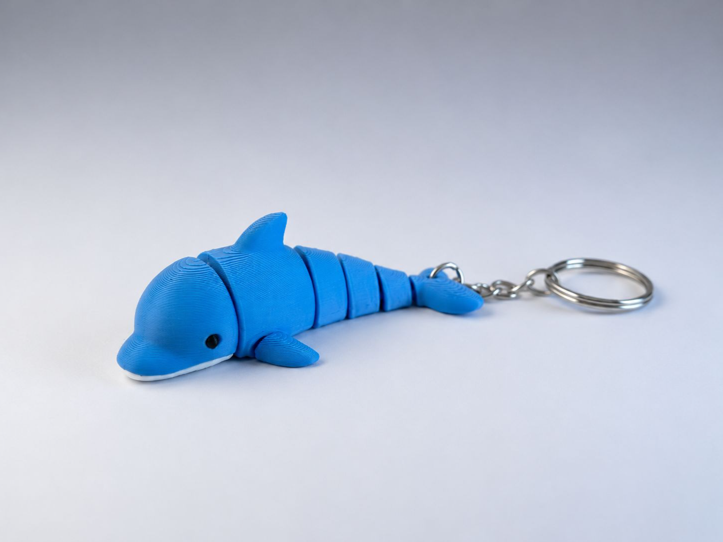 Flexi Dolphin Keychain