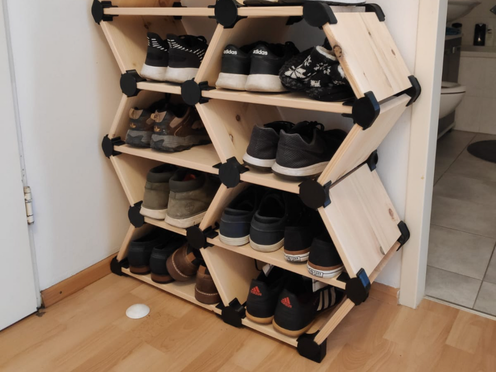 Honeycomb Shoe Rack Connectors