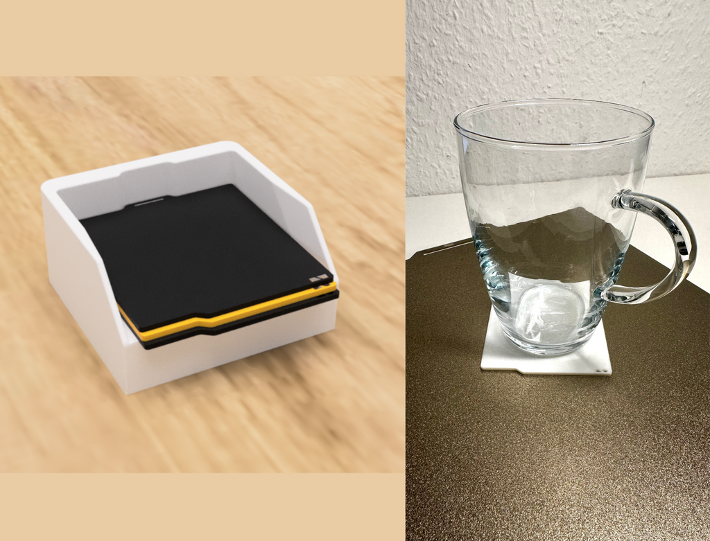 Mini Textured PEI Plate / Coffee Coaster