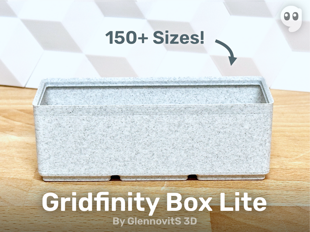Gridfinity Box Lite - Filament friendly bins