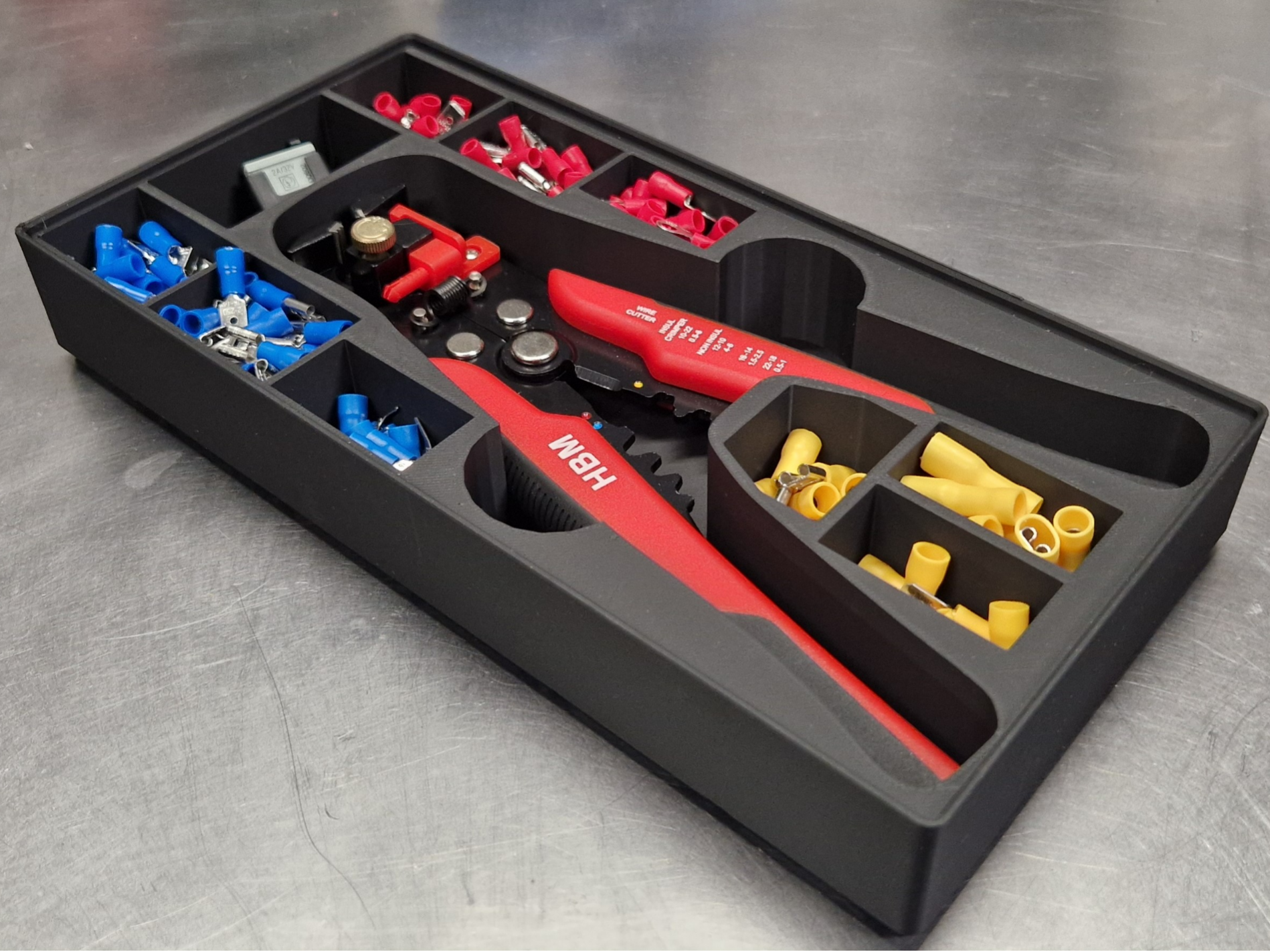 Gridfinity Wire Stripper (HBM) Storage