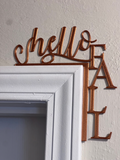 Hello Fall Door Corner