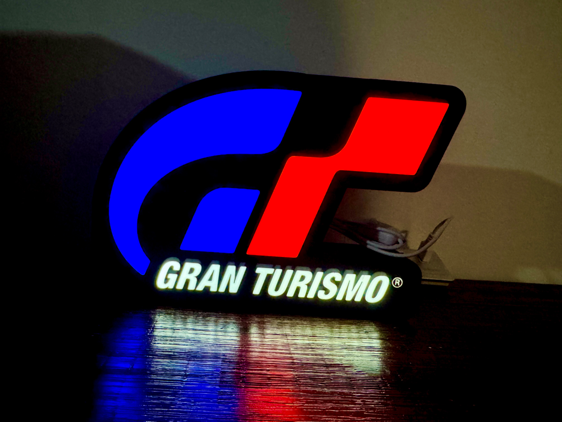 Gran Torismo PlayStation Game Logo Light Up Sign