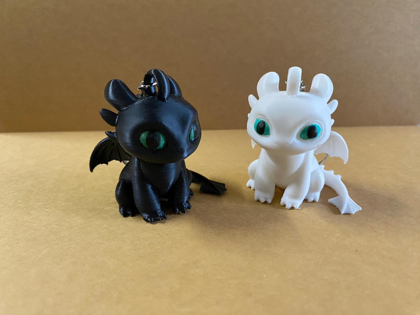 Toothless and Light Fury