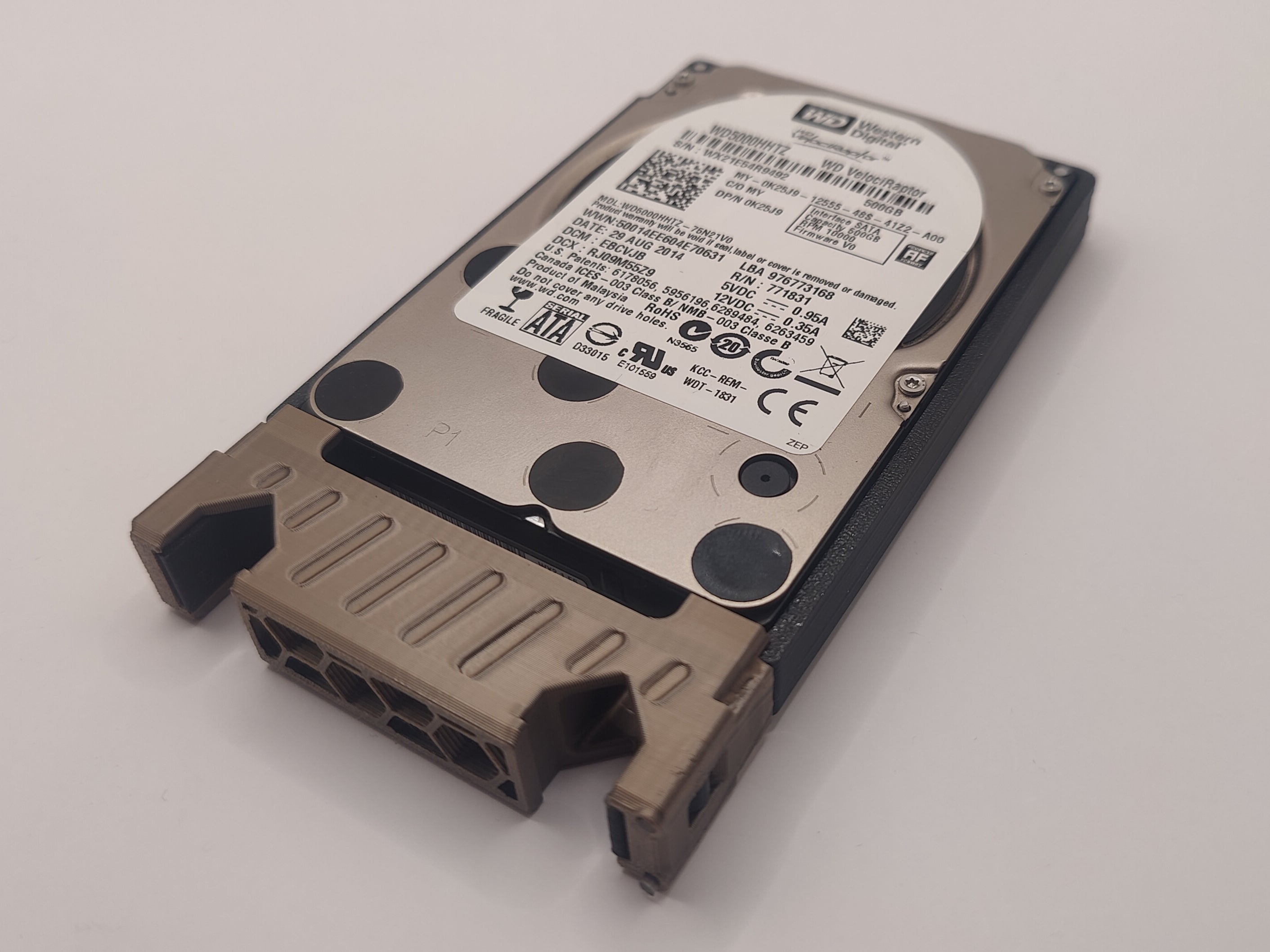 Tool-less 2.5" HDD/SDD Caddy for Supermicro Server