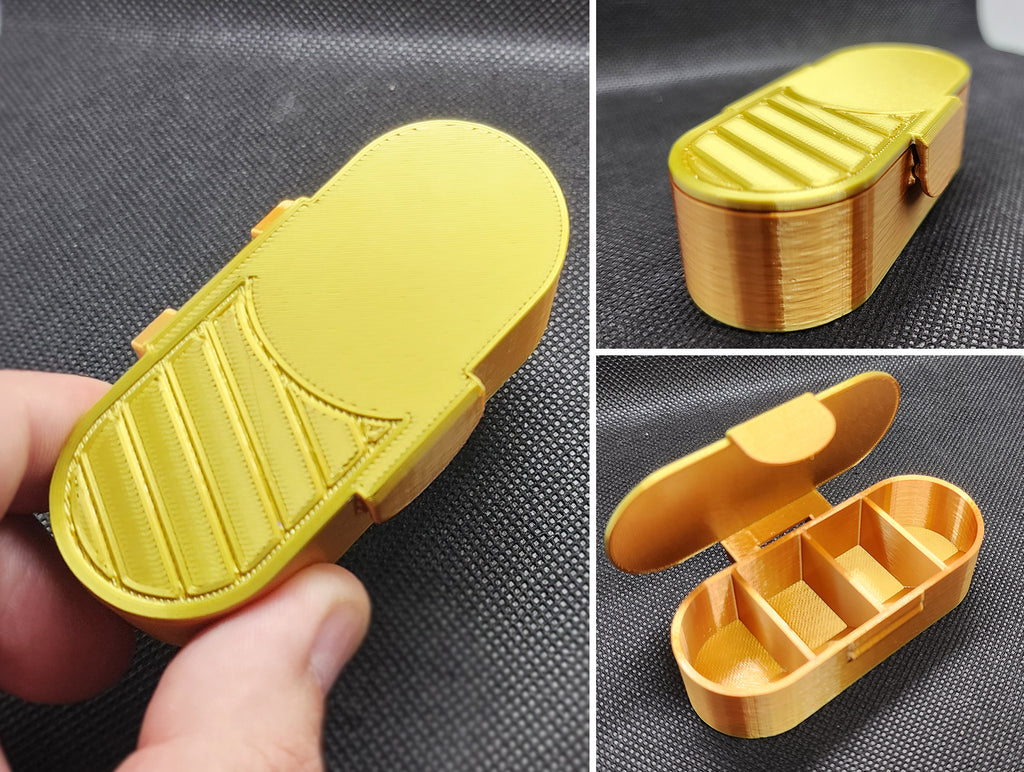 Mini Snap Pill Box - Print in place