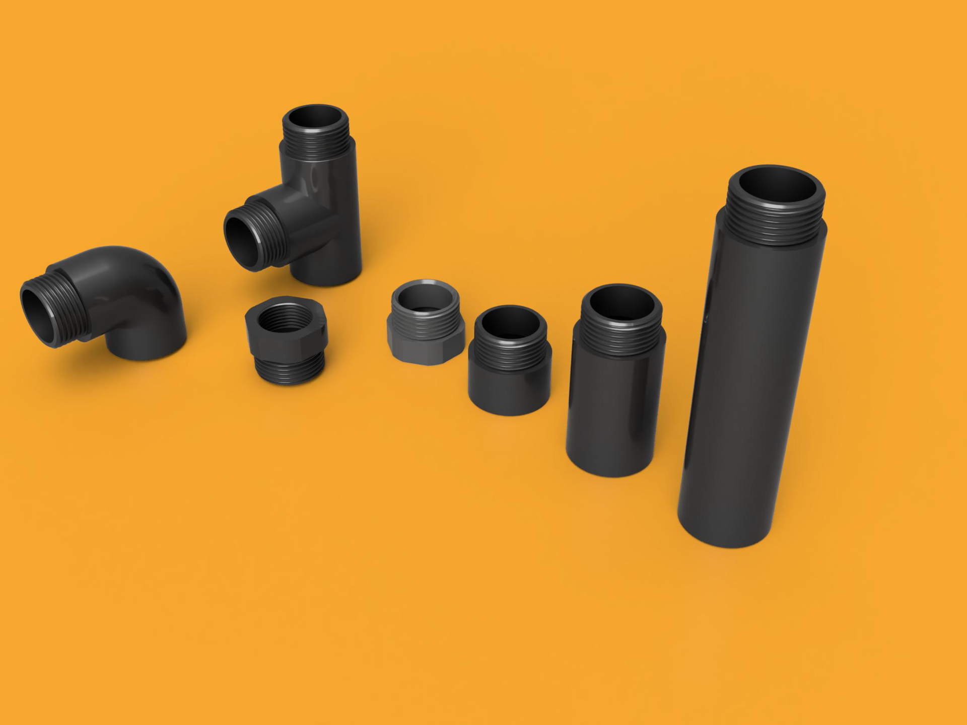 Pipe fittings ABS- GF