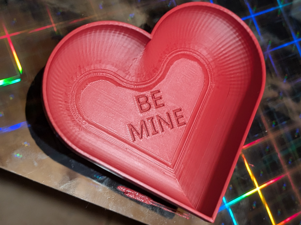 Valentines Candy heart bowl