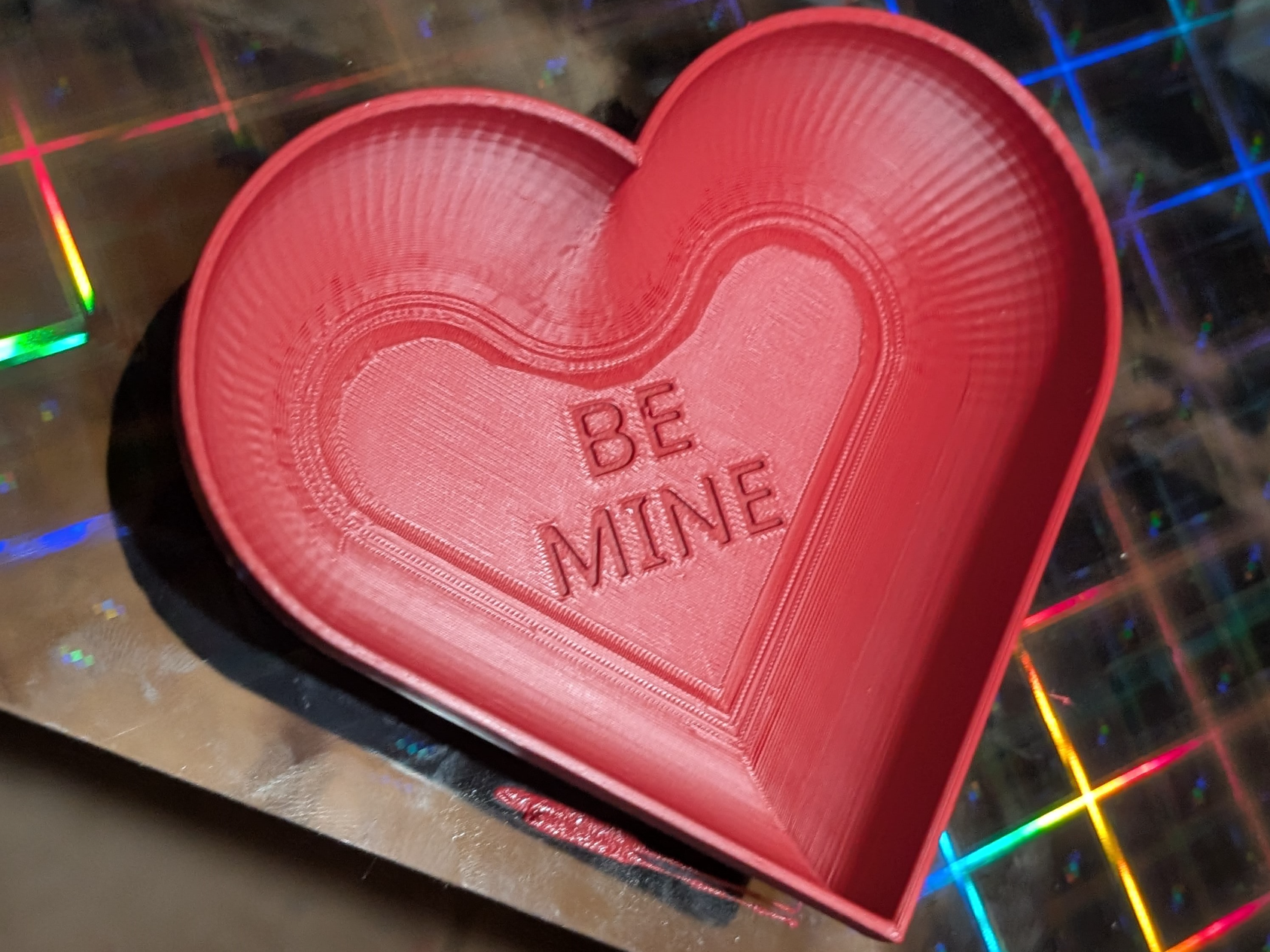 Valentines Candy heart bowl