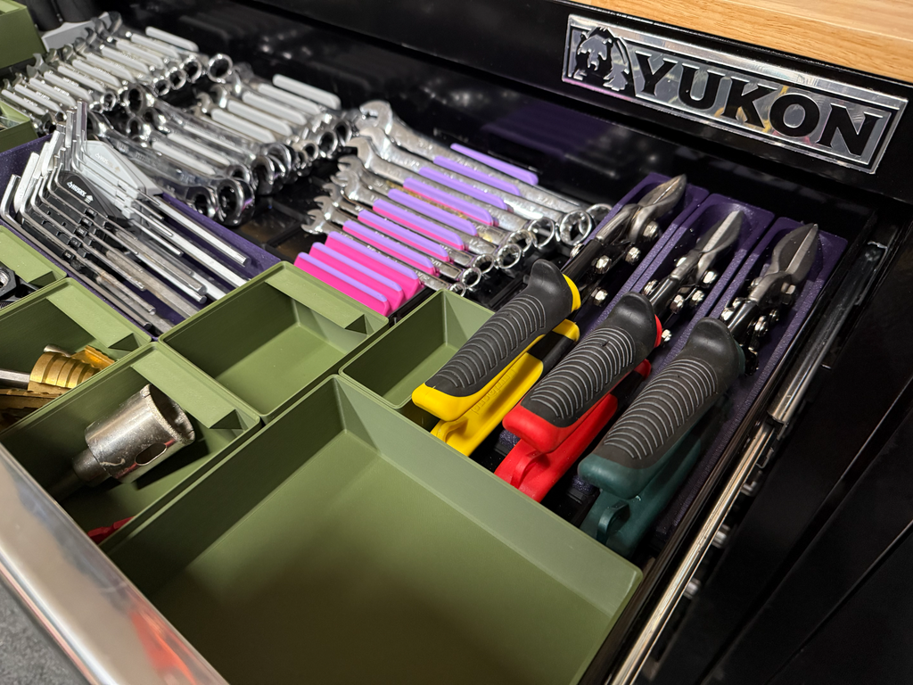 Gridfinity Baseplate Set for Yukon Top Drawer