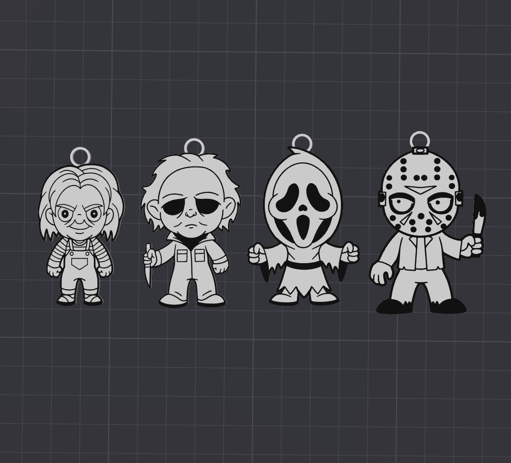 Horror Key Chains