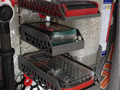 Several types of shelves for HSW mounting system.